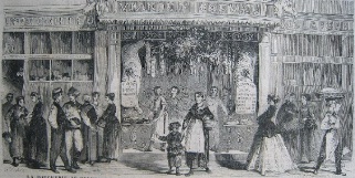 Eröffnung der ersten Pferdemetzgerei in Paris, 1866